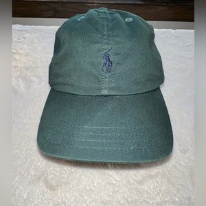Vintage Polo Ralph Lauren Hat Green One Size Made In USA
